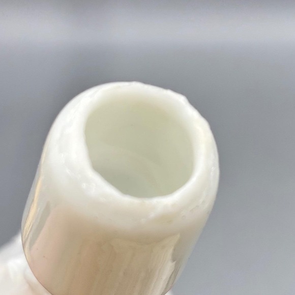 Vintage Milk Glass Decanter Stopper Spiked Hobnail Shell Top Replacement - Picture 7 of 7